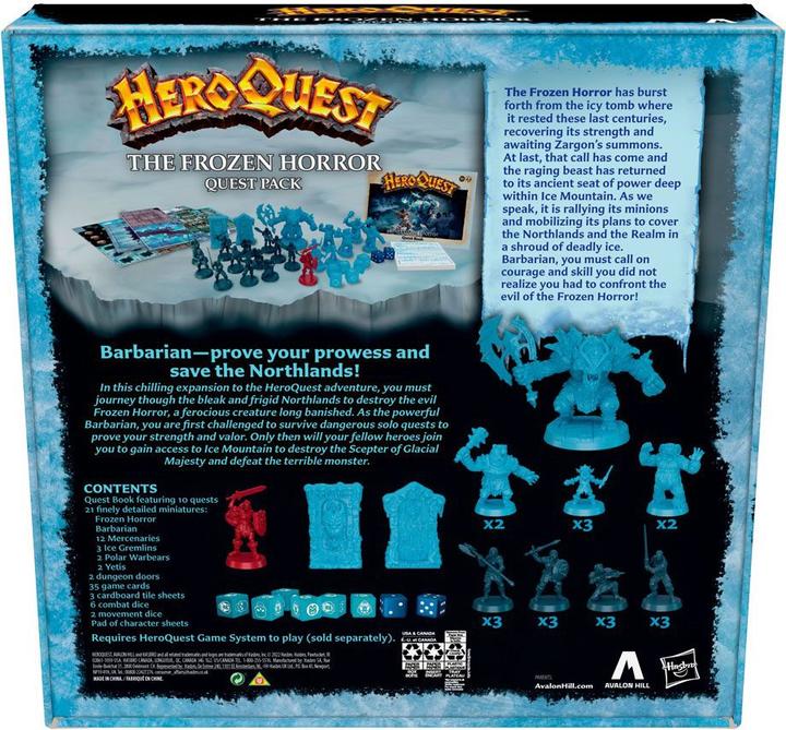 Actual product image Hasbro HeroQuest - Expansion - Frozen Horror (HABF5815UU0) (English)