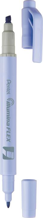 Image du produit Pentel Marqueur papier illumina FLEX 1.0-3.5 mm, bleu pastel (Bleu, 3.50 mm, 1 x)