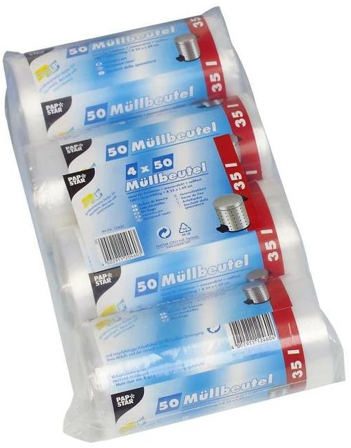 Papstar Sacchetti per i rifiuti (200 x, 35 l)