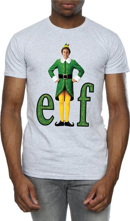 Actual product image Elf Mens Buddy Logo T-Shirt (L)