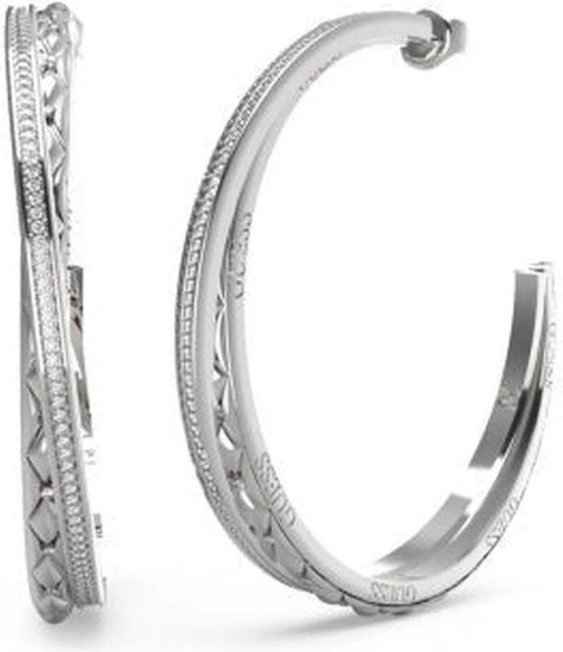 Immagine prodotto Guess Orecchini 52MM MATELASSE & PAVE HOOPS (Acciaio inossidabile)