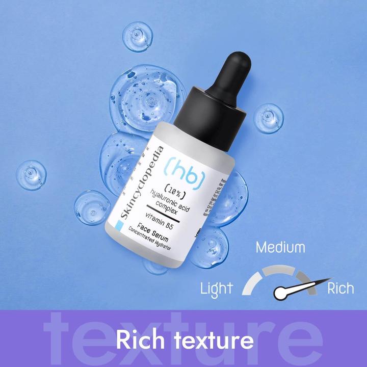 Immagine prodotto Skincyclopedia Siero viso 10% Complesso di Acido Ialuronico + B5 (30 ml)
