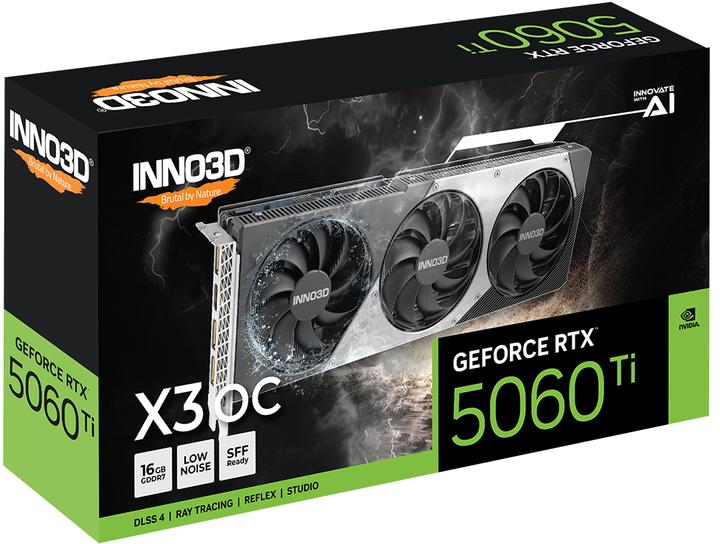 Image du produit Inno3D VGA RTX5060TI 16GB Twin X3 OC (16 Go)