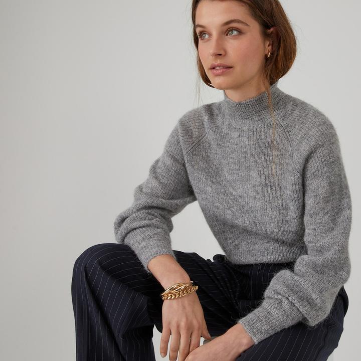 Produktbild La Redoute Collections Pullover mit Stehkragen (S)