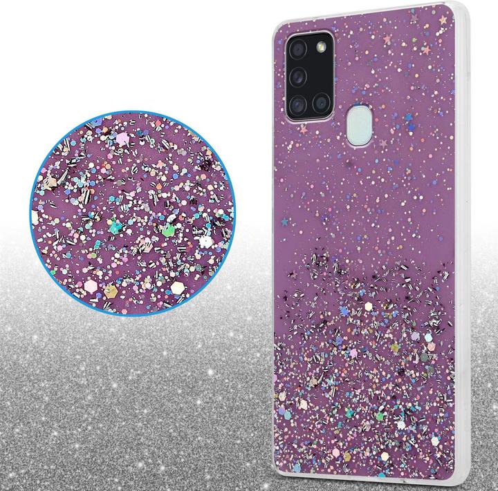 Produktbild Cadorabo TPU Cover funkelnder Glitter (Samsung Galaxy A21s)
