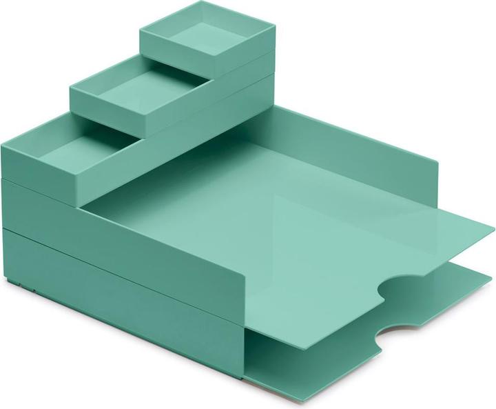 Immagine prodotto Moxom Set di contenitori con cassetti per scrivania Set di scrivanie modulari, 320x260x60mm