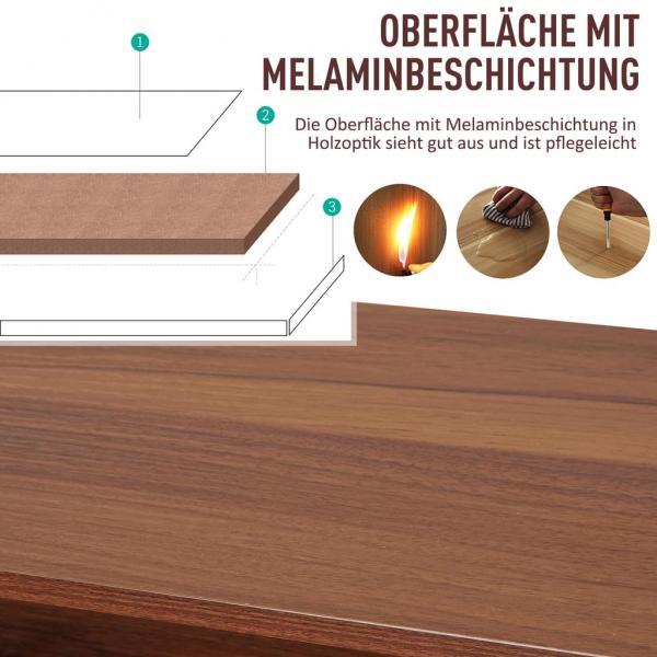 Actual product image Homcom Computer table (84 x 45 x 85 cm)