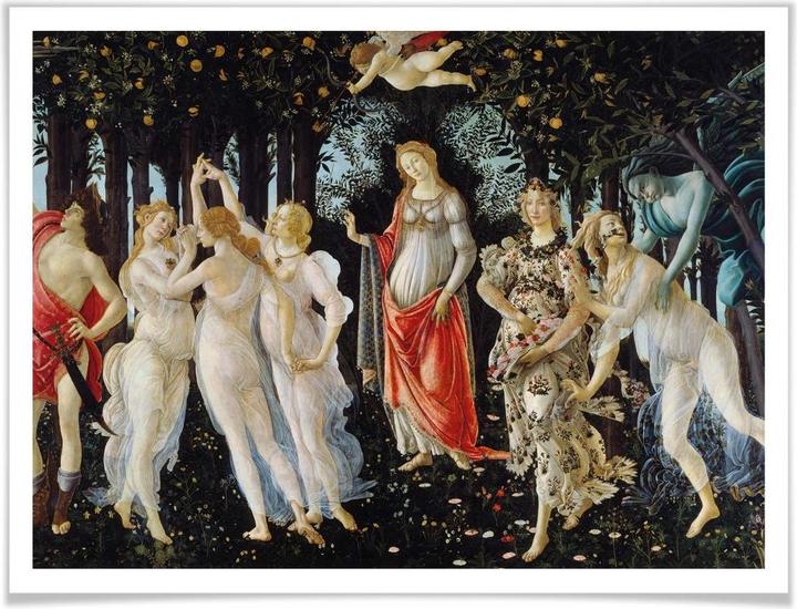 Produktbild Trenddeko Botticelli - Der Frühling (80 x 60 cm)