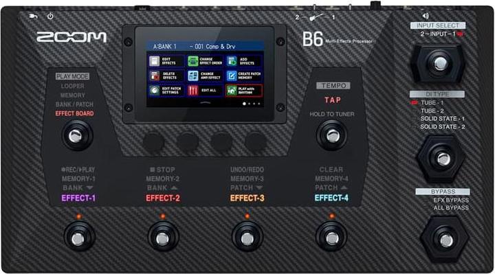 Actual product image Zoom B6 Multi-Effects Processor for Bass (Bass)