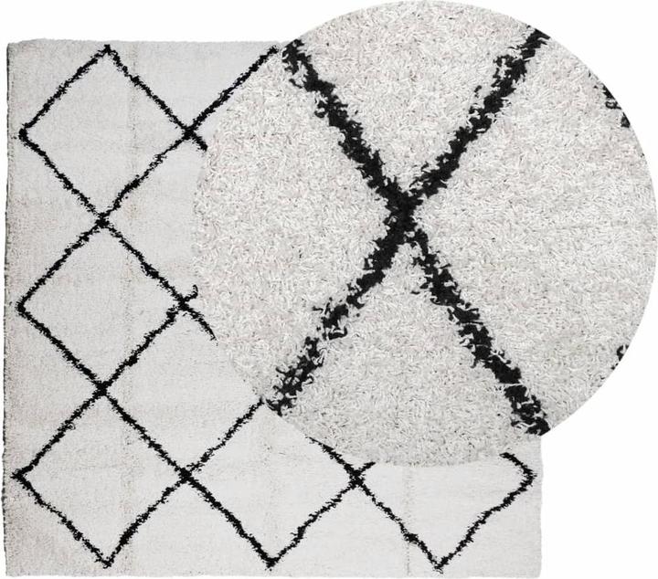 Actual product image VidaXL Shaggy high pile modern carpet (160 x 160 cm)