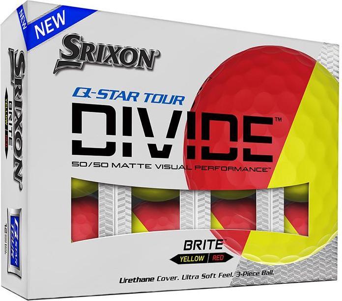 Srixon Q-Star T3 Divide yellow/red