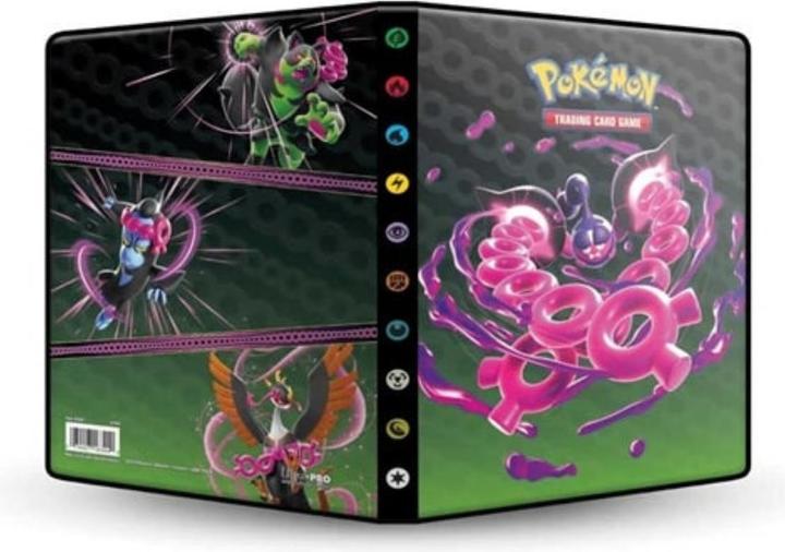 Actual product image Ultra Pro Shrouded Fable Scarlet and Violet 4-Pocket Portfolio