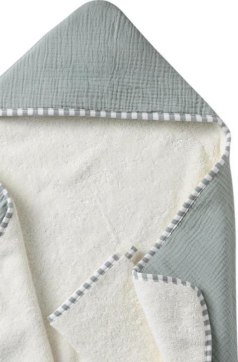 Immagine prodotto Envie de Fraise Bio-Kollektion: Baby Geschenkset aus Wende-Badecape & Waschhandschuh