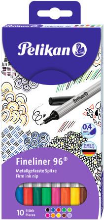 Actual product image Pelikan Fineliner 96 (Multicoloured, 10 x)