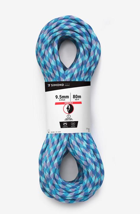 Immagine prodotto Simond Corda da arrampicata - Vertika 9,5 mm × 80 m (80 m)