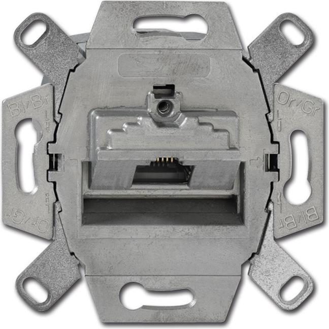 Actual product image Busch-Jaeger Insert UAE/IAE/ISDN socket 0218/11-101 (0218/11-101)