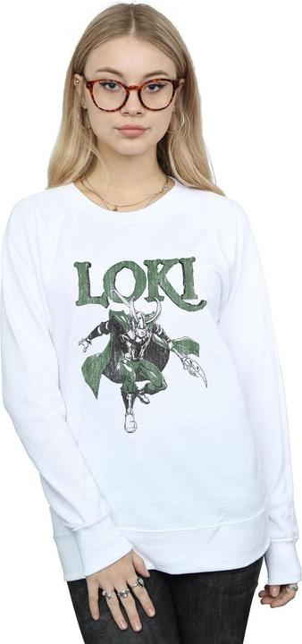 Actual product image Womens/Ladies Loki Scepter Sweatshirt (S)
