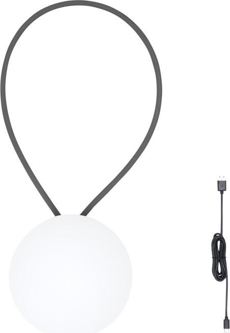 Image du produit Fatboy 103907 Lampe boule à LED rechargeable Bolleke Anthracite (45 lm)