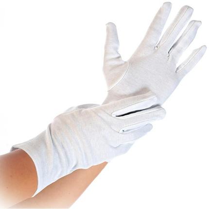 Produktbild Hygostar Baumwoll-Handschuhe BLANC, M, weiá (M)