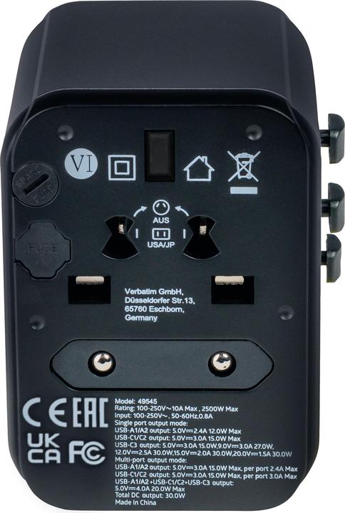 Produktbild Verbatim Universal Travel Adapter