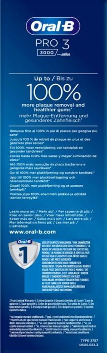 Produktbild Oral-B Pro 3 3000 (Oszillierende Zahnbürste)