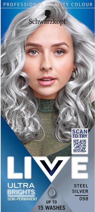 Produktbild Schwarzkopf Live Ultra Brights (98 Steel Silver)