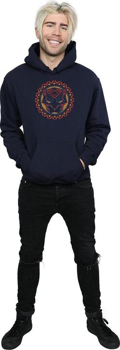 Immagine prodotto Felpa con cappuccio Pantera Nera Uomo Icona Tribale Pantera (S)