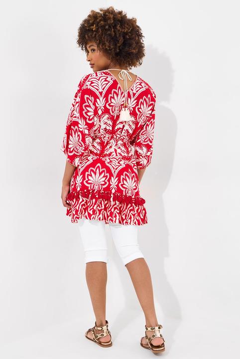 Produktbild Joe Browns Batwing Sleeve Wrap Front Tassel Tunic Dress (42)