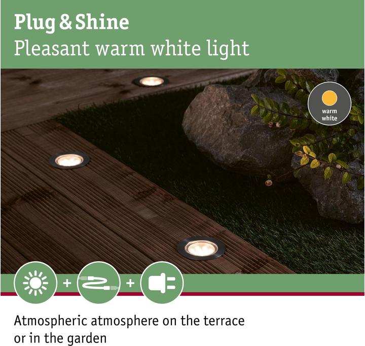 Produktbild Paulmann Outdoor Plug & Shine Floor (100 lm, IP65)