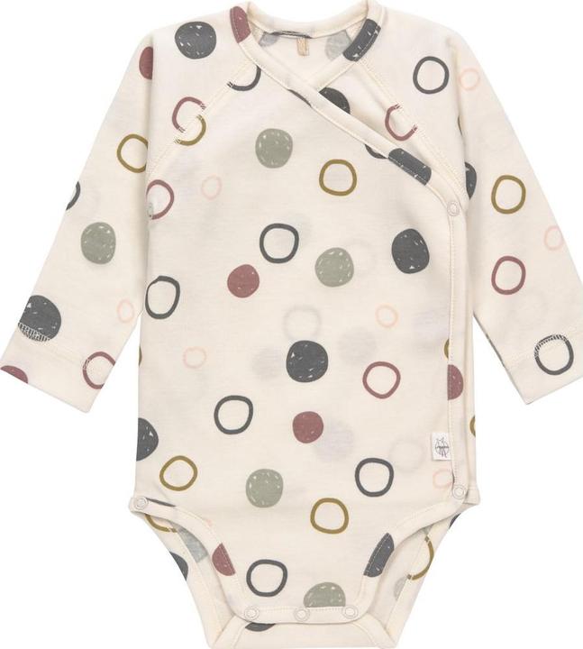 Actual product image Lässig Long Sleeve Swaddling Body Circles White Size 68 (68)