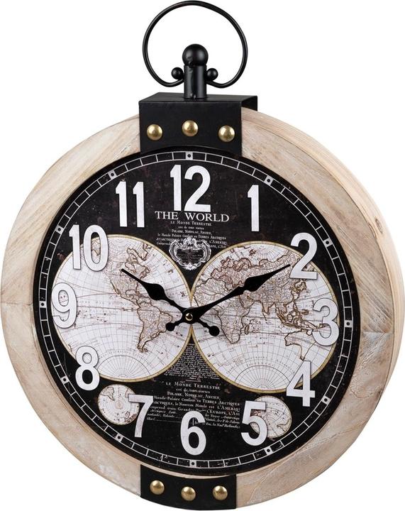 Immagine prodotto Formano Orologio da parete Ø 40 cm mappa del mondo (40 cm)