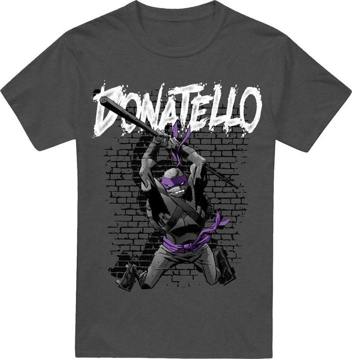 Actual product image Teenage Mutant NT Unisex Adult Donatello T-Shirt (L)