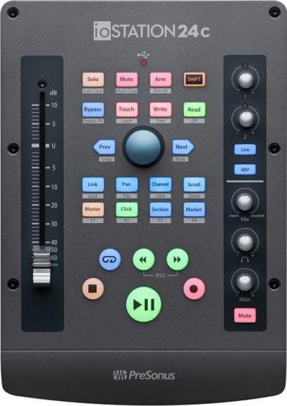 Actual product image PreSonus ioStation 24C interface with headphones (USB)