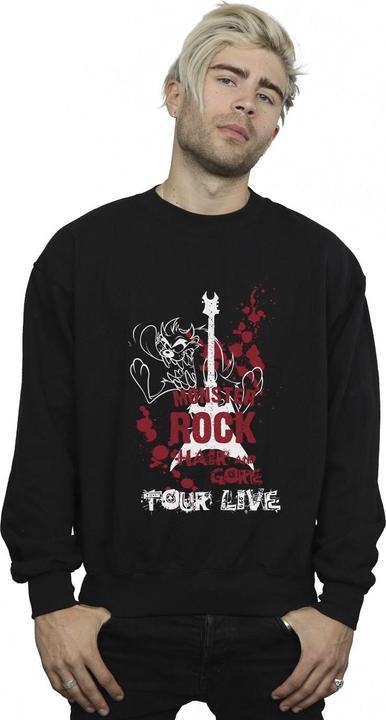 Actual product image Looney Tunes Mens Taz Monster Rock Sweatshirt (L)