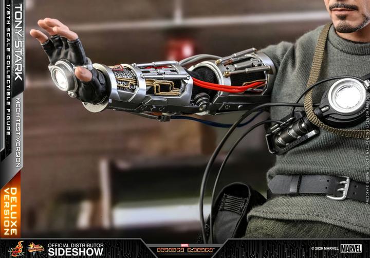 Immagine prodotto Hot Toys Iron Man "Tony Stark - Mech Test - Versione DLX" 1/6 Capolavoro del cinema