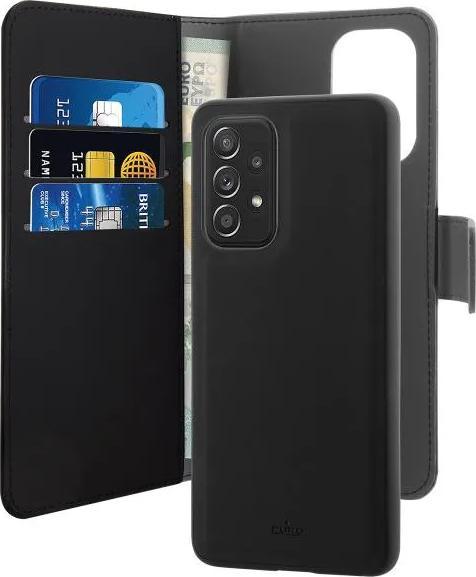 Image du produit Puro Portefeuille détachable Samsung A53 A536 2w1 czarne/black SGA53BOOKC3BLK (Samsung Galaxy A53 5G)