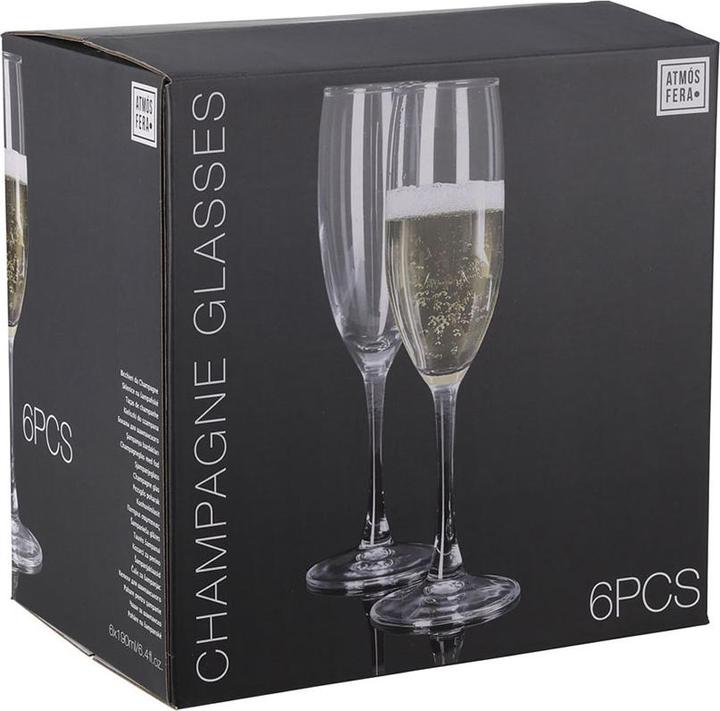 Actual product image Fs-Star Champagnergläserset (20 cl, 6 Glasses, Champagne glasses)