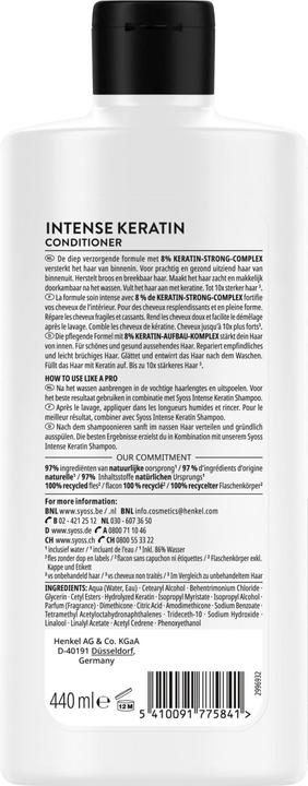 Image du produit Syoss Conditionneur Intense Keratin (440 ml)