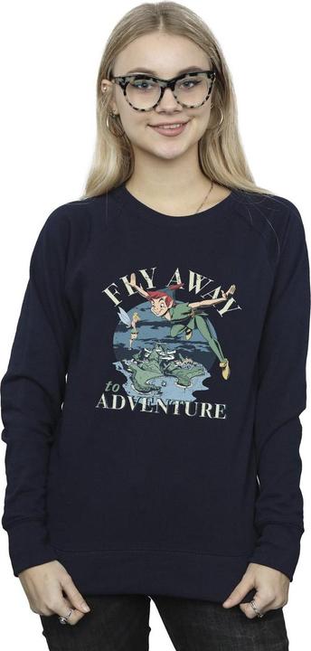Actual product image Disney Womens/Ladies Peter Pan Fly Away To Adventure Sweatshirt (M)
