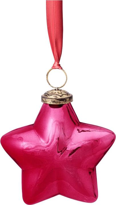 Produktbild PIP Studio Ornament Glass Baumanhänger Star pink 10 cm (1 -teilig)
