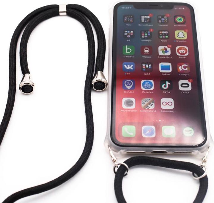 Evelatus A40 Case with rope Black (Samsung Galaxy A40)