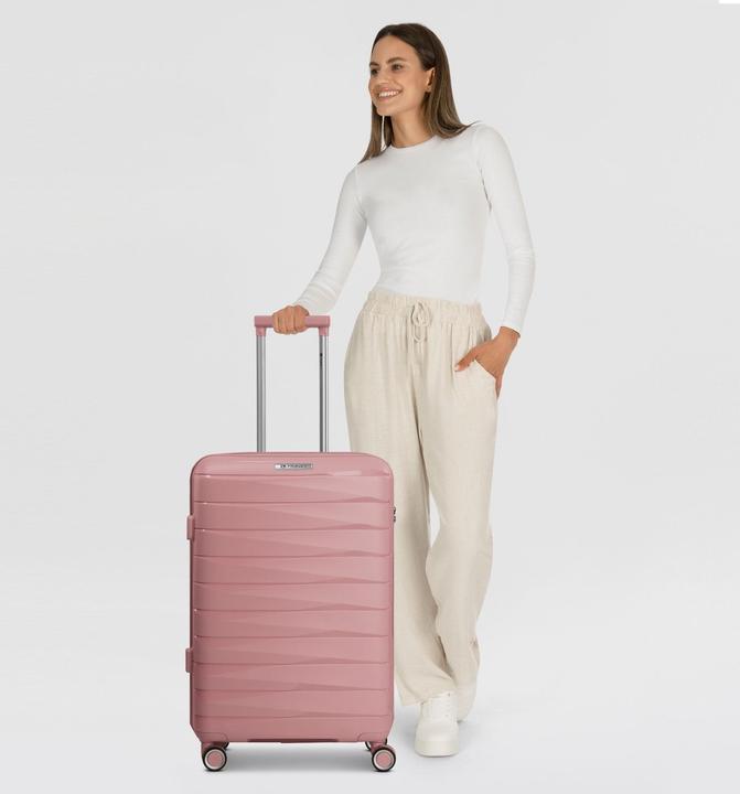 Image du produit Franky London 4 rollers Trolley M 42 cm with extensible fold (59 l, M (50 - 90l))
