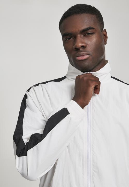 Image du produit Urban Classics Striped Sleeve Crinkle Track Jacket (XXL)
