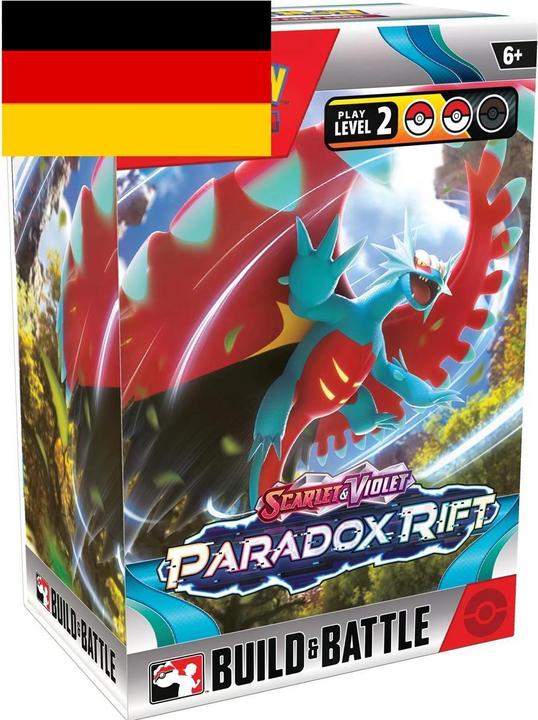 Actual product image Pokémon KP04 Karmesin&Purpur Miraidon EX Build & Battle Stadion *Deutsche Version* (German, Build & Battle Box)