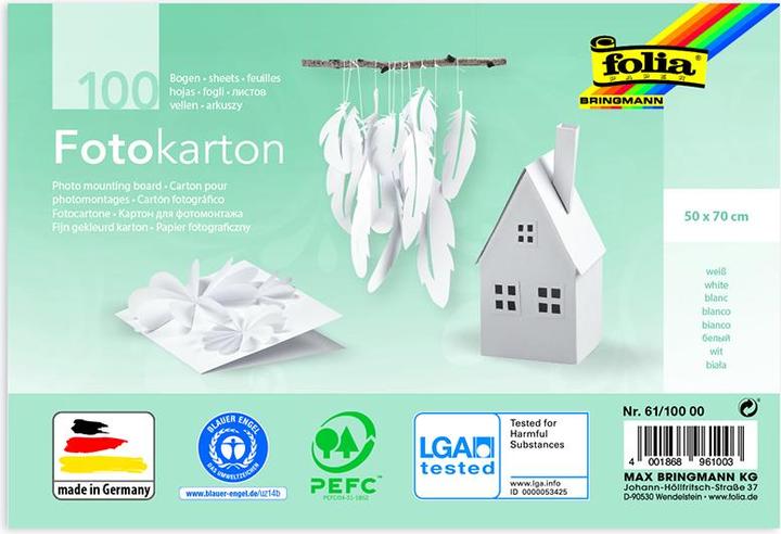 Produktbild Folia Fotokarton 300g/m², 50x70cm (270 g/m², 100 x)
