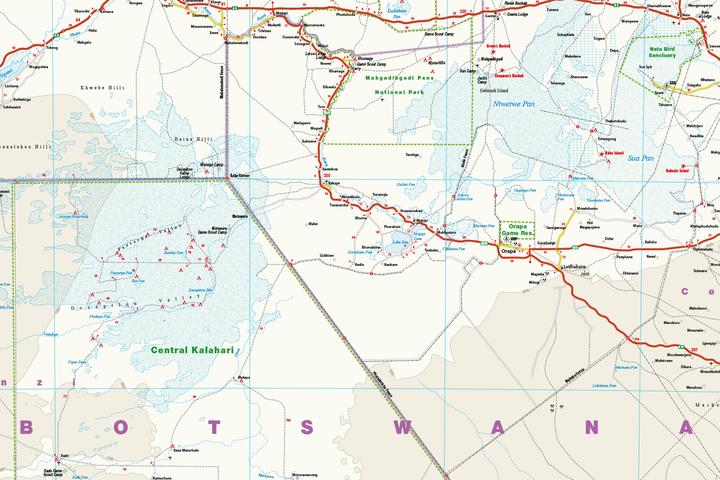 Produktbild Landkarte Botswana 1 : 1.000.000 1000000