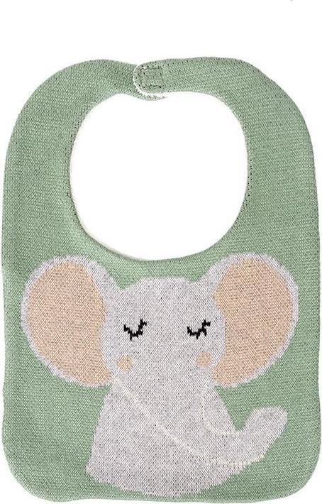 Image du produit Universal Knitwears Kinderlatz Elefant 100% GOTS Bio Baumwolle 22x30cm