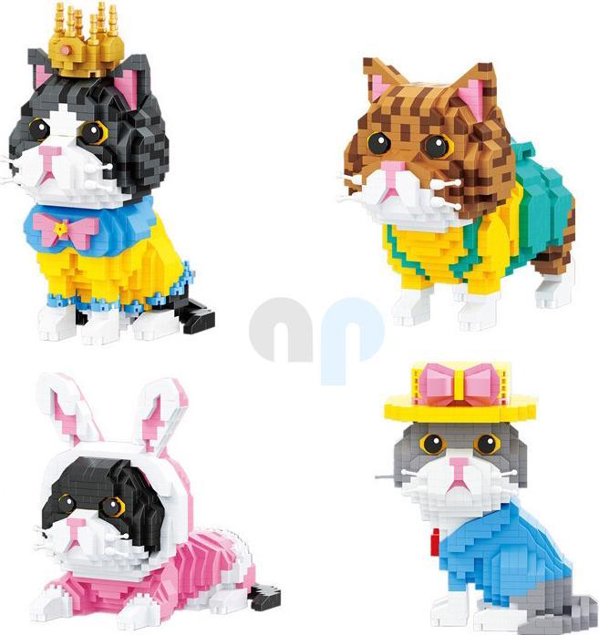 Immagine prodotto Balody 18404 - Gatto con Costume Coniglietto (967 pezzi)
