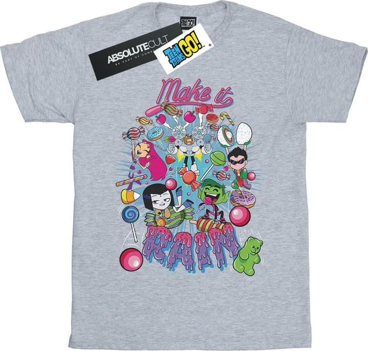 Image du produit - T-shirt TEEN TITANS GO MAKE IT RAIN - Fille (140, 146)