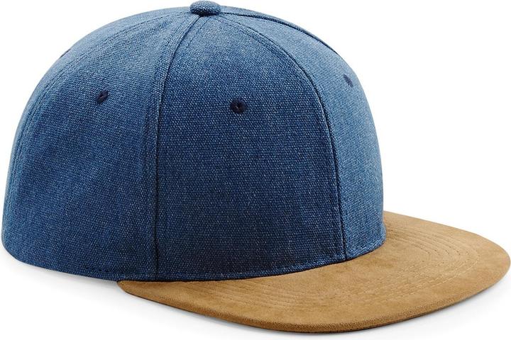 Beechfield Kunst Wildleder Schirm Snapback Kappe (One Size)